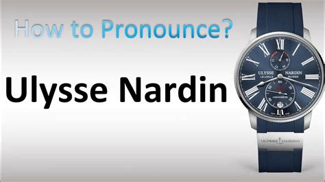 how do you pronounce hublot|how to pronounce ulysse nardin.